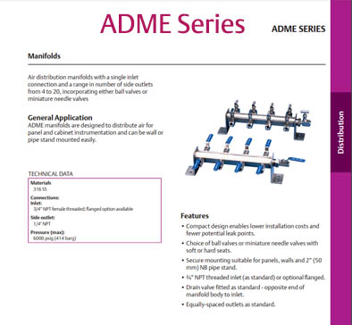 ADME Distribution Manifolds